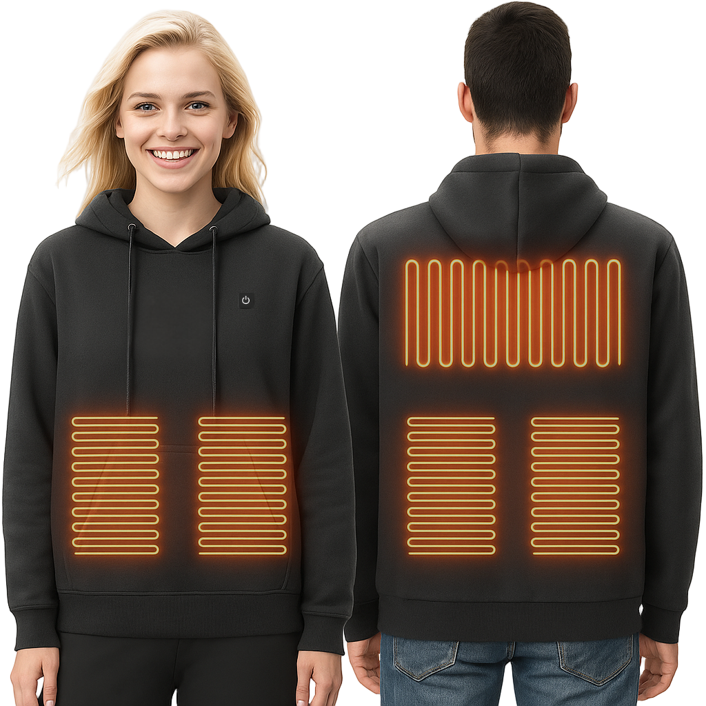 Apex Pro – Premium Carbon Fiber Heated Hoodie (Unisex)